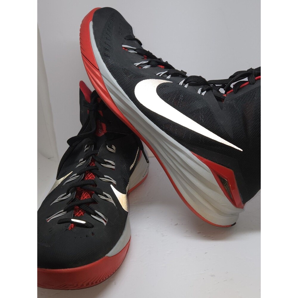 Nike Hyperdunk 2014 Black University Red Grey 653640-003 Basketball Shoes